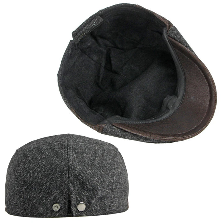 Retro Ivy Flat Cap for Men