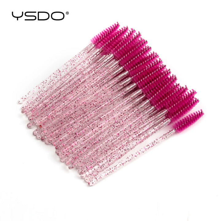 5/50 Pcs Eyelash Brushes False Eye Lashes Extension Tools Eyebrow Brush Mascara Wands Applicator Spoolers Lashes Cosmetic Tool