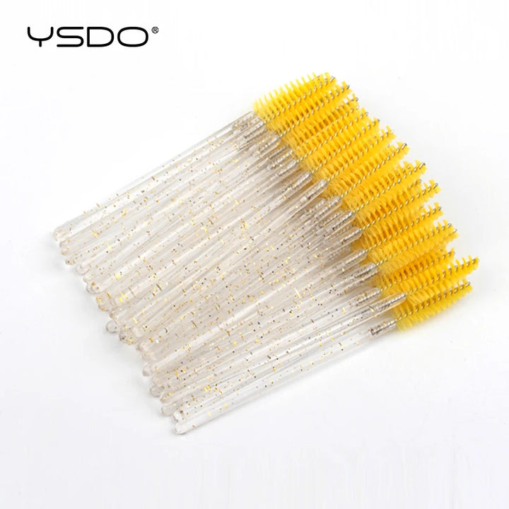 5/50 Pcs Eyelash Brushes False Eye Lashes Extension Tools Eyebrow Brush Mascara Wands Applicator Spoolers Lashes Cosmetic Tool