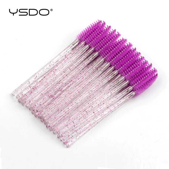 5/50 Pcs Eyelash Brushes False Eye Lashes Extension Tools Eyebrow Brush Mascara Wands Applicator Spoolers Lashes Cosmetic Tool