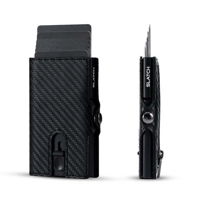 Slim Smart Carbon Fiber Wallet with Pocket