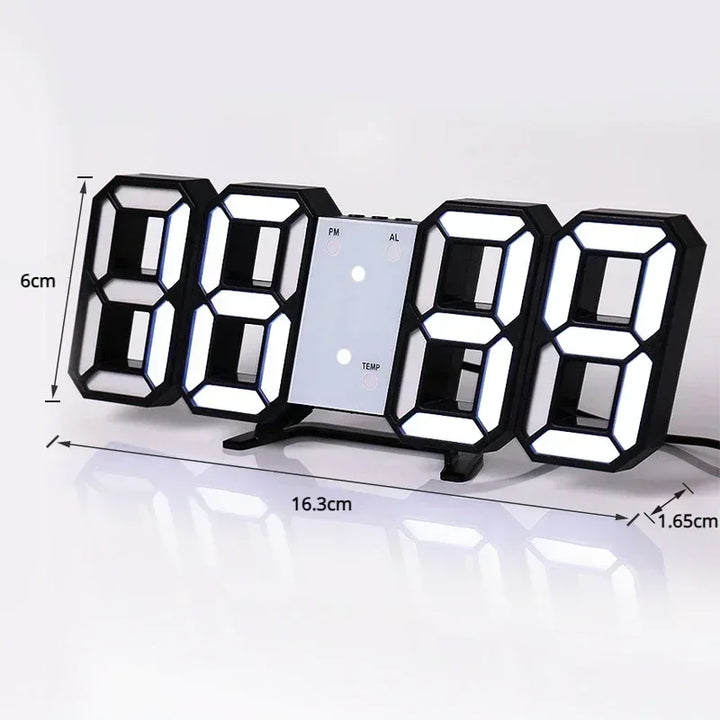 3D LED Wall Decoration Clock