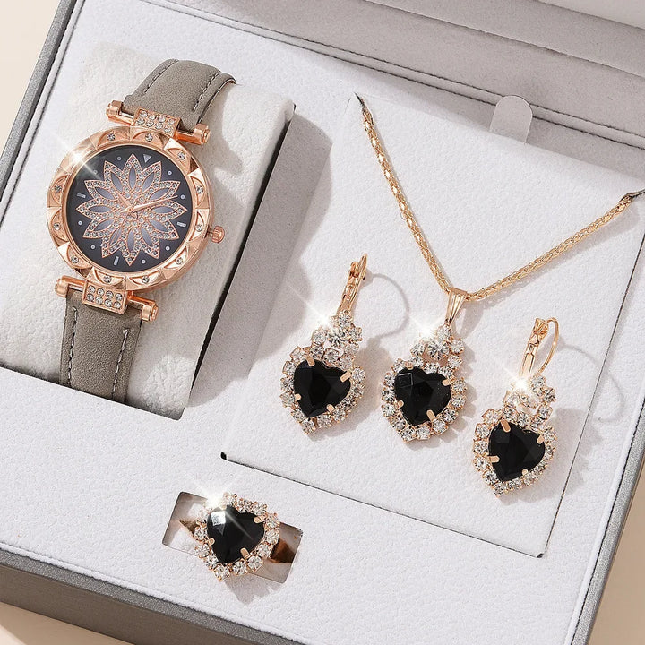 5pcs Set Watches Women