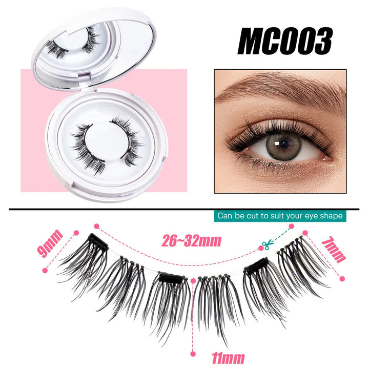 Cillophy Reusable Magnetic Lashes – No Glue, Easy Wear