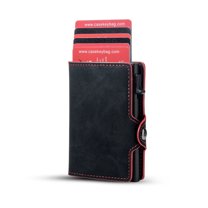 Slim Smart Carbon Fiber Wallet with Pocket