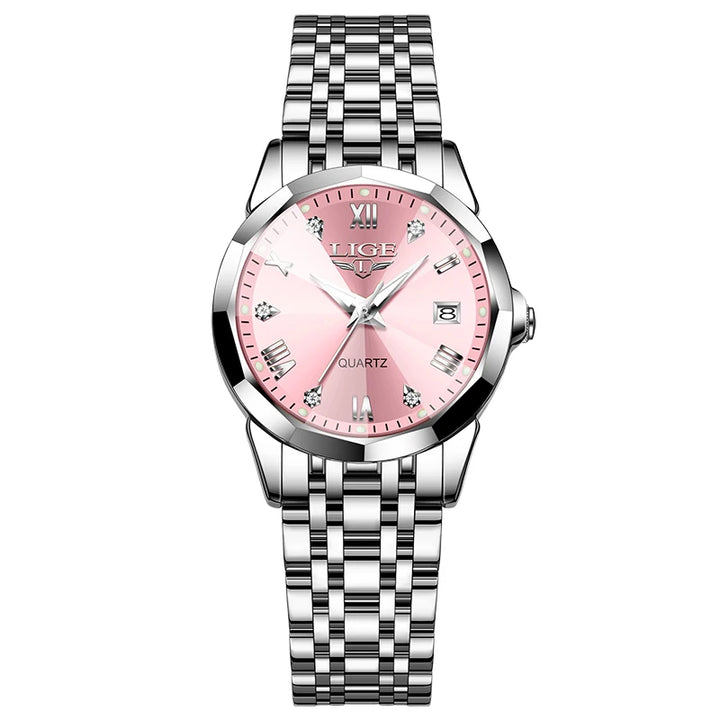 Women's Luxury Waterproof Stainless Steel Watch