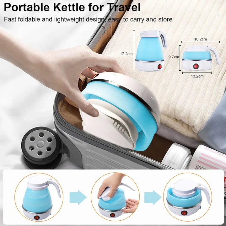 600ML Foldable Electric Kettle – Portable