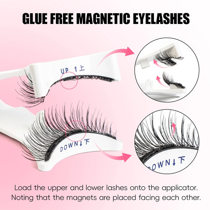 Cillophy Reusable Magnetic Lashes – No Glue, Easy Wear