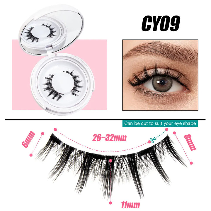 Cillophy Reusable Magnetic Lashes – No Glue, Easy Wear