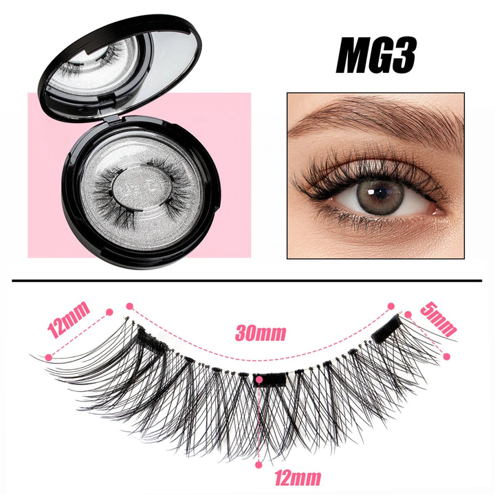 Cillophy Reusable Magnetic Lashes – No Glue, Easy Wear