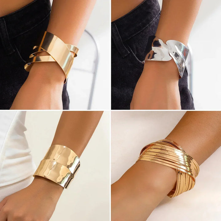 Fashionable Geometric Metal Bracelet