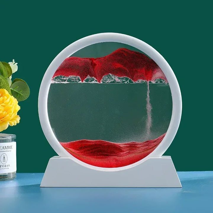 3D Moving Sand Art – Round Glass Sandscape