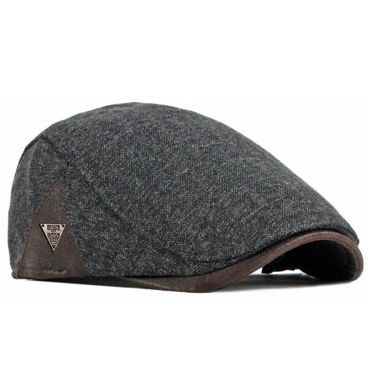 Retro Ivy Flat Cap for Men