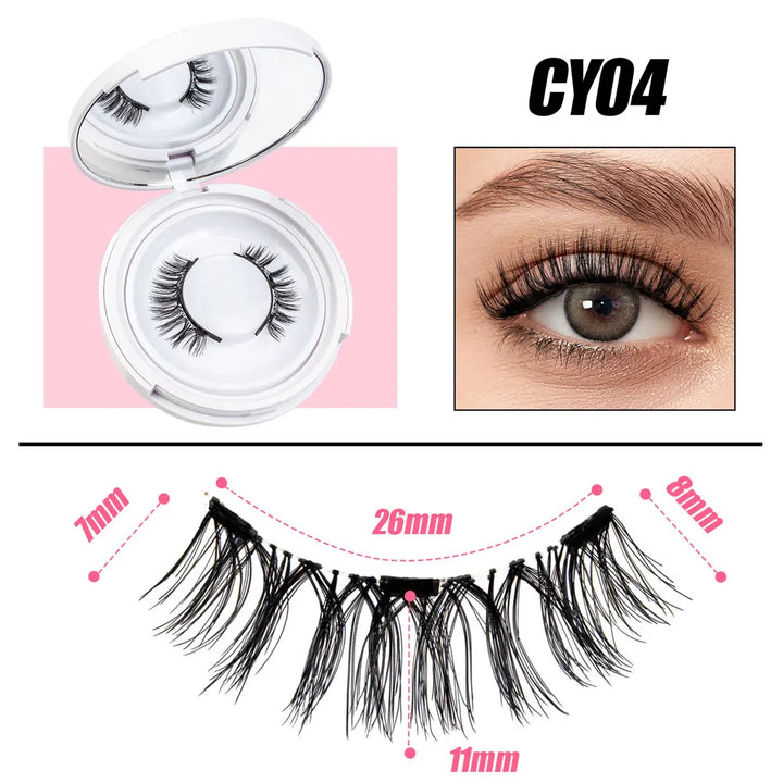 Cillophy Reusable Magnetic Lashes – No Glue, Easy Wear