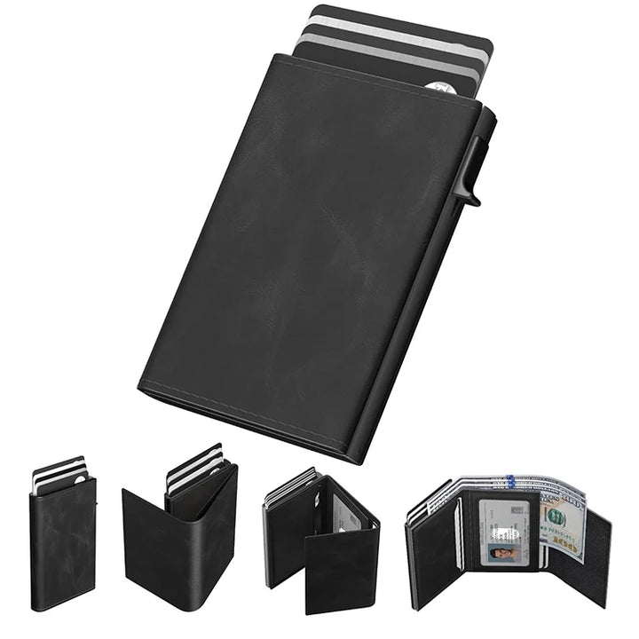 Men's Slim RFID Blocking Aluminum Wallet