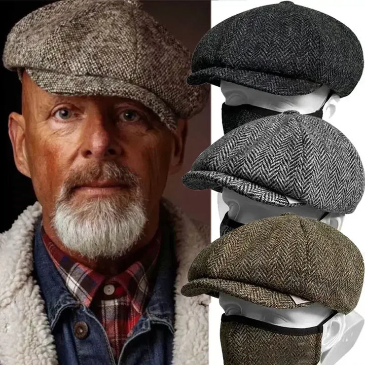 Vintage Retro Peaky Blinders Flat Cap