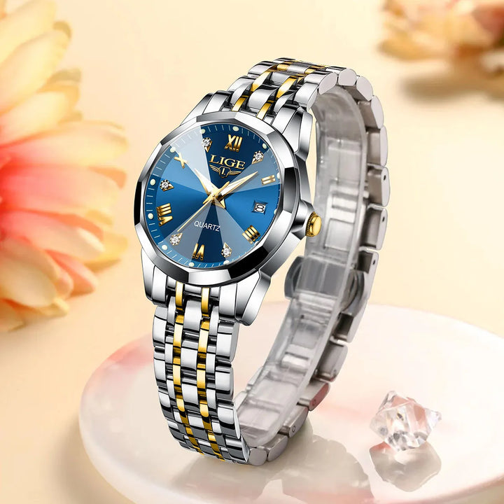 Women's Luxury Waterproof Stainless Steel Watch