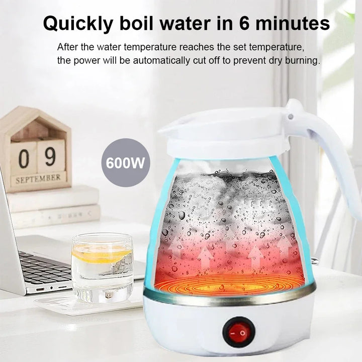 600ML Foldable Electric Kettle – Portable