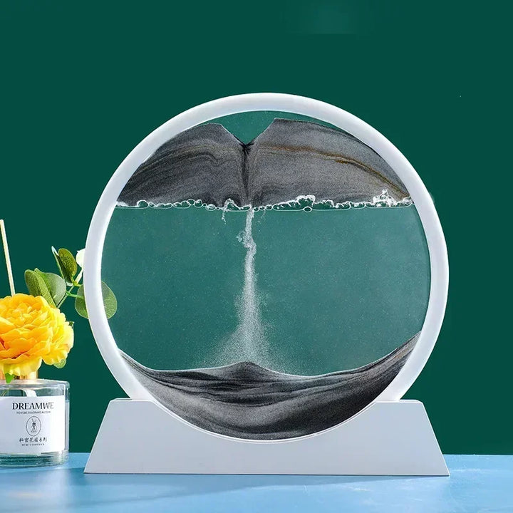 3D Moving Sand Art – Round Glass Sandscape