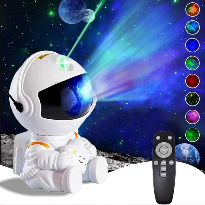 Galaxy Star Projector – Astronaut LED Night Light