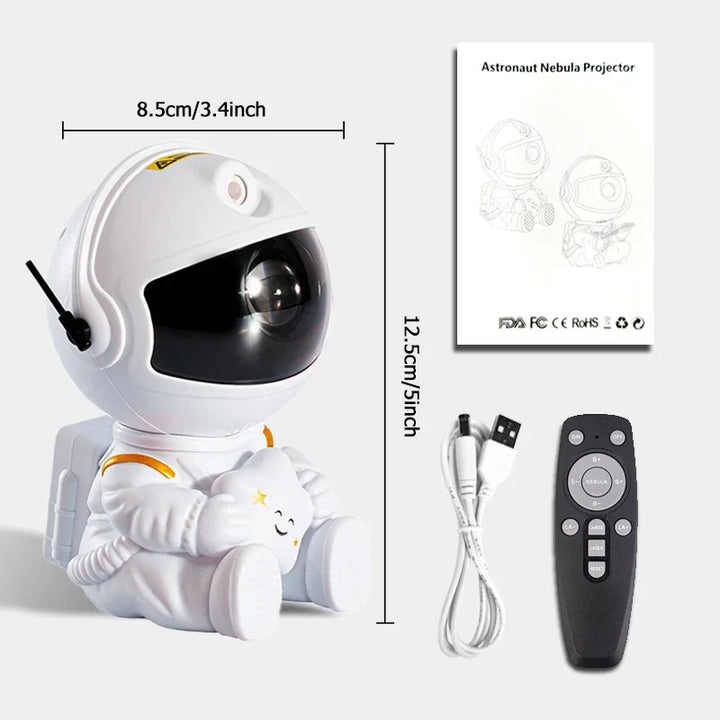 Galaxy Star Projector – Astronaut LED Night Light