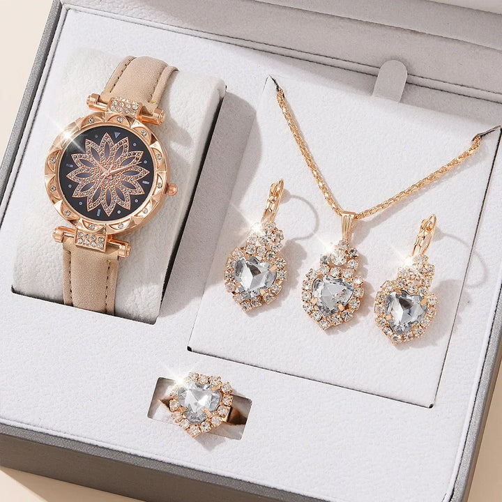 5pcs Set Watches Women