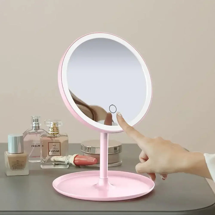 LED Vanity Mirror with Storage