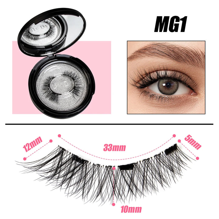 Cillophy Reusable Magnetic Lashes – No Glue, Easy Wear