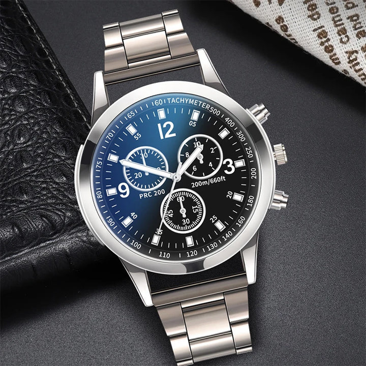 2PCS Business Quartz Watch for Men