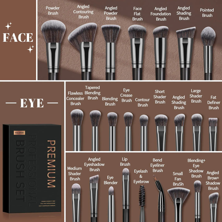 Professional Makeup Brushes Kit