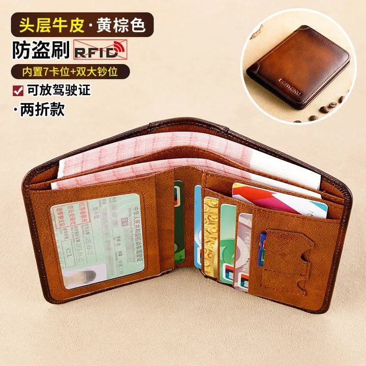 Genuine Wallet Retro Business Design