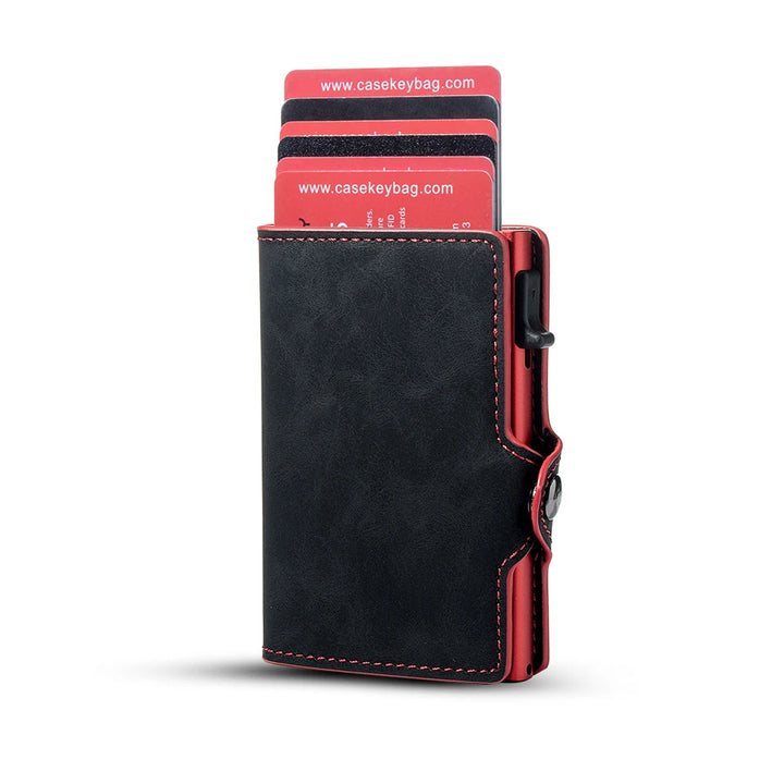 Slim Smart Carbon Fiber Wallet with Pocket