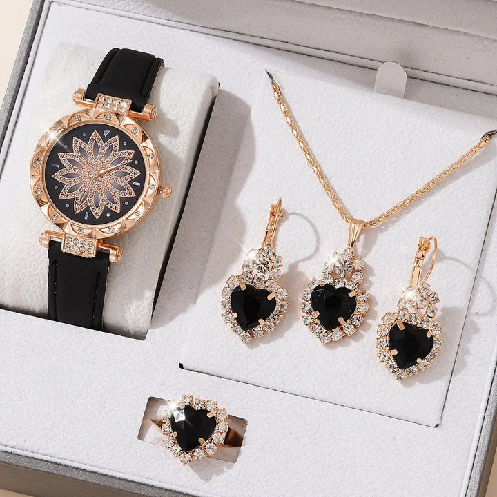 5pcs Set Watches Women