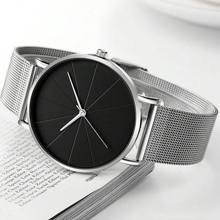 Men's Silver Bracelet Watch