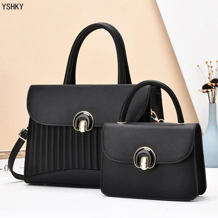 2025 Women's 2-Piece Striped Bag Set