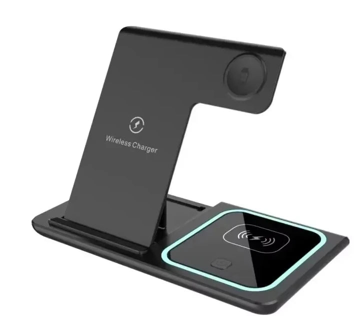 3-in-1 Wireless Charger Stand – For iPhone & Apple Devices