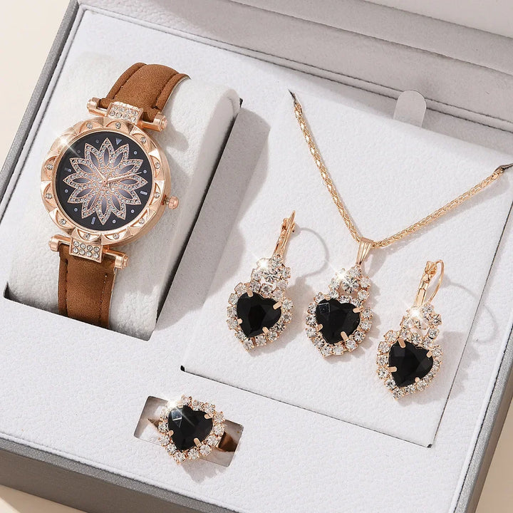 5pcs Set Watches Women