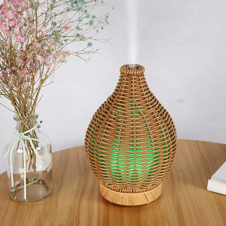 Wood Weave Mini Humidifier – USB Oil Diffuser