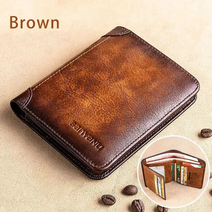 Genuine Wallet Retro Business Design