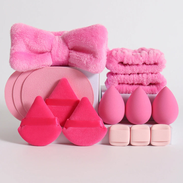 15-Piece Makeup Sponge Set – Blender, Puff & Accessories