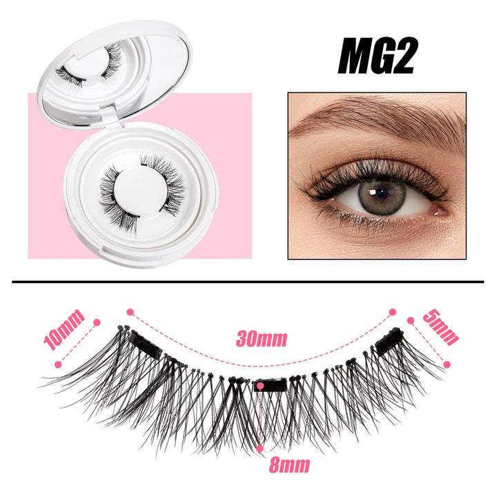 Cillophy Reusable Magnetic Lashes – No Glue, Easy Wear