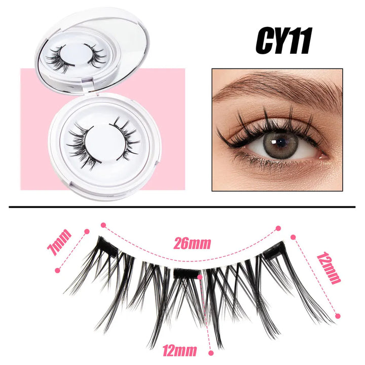 Cillophy Reusable Magnetic Lashes – No Glue, Easy Wear