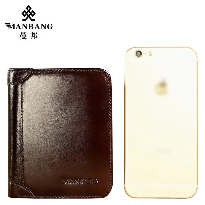 Men's RFID Leather Trifold Wallet