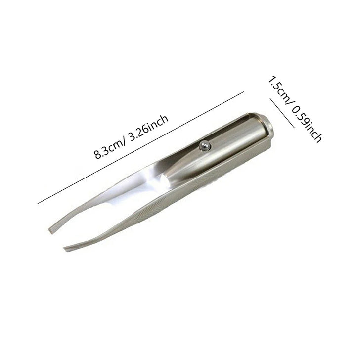 LED Eyebrow Tweezers – Precision & Lighted