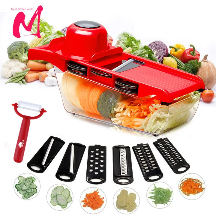 Vegetable Cutter – Steel Blade Slicer & Grater