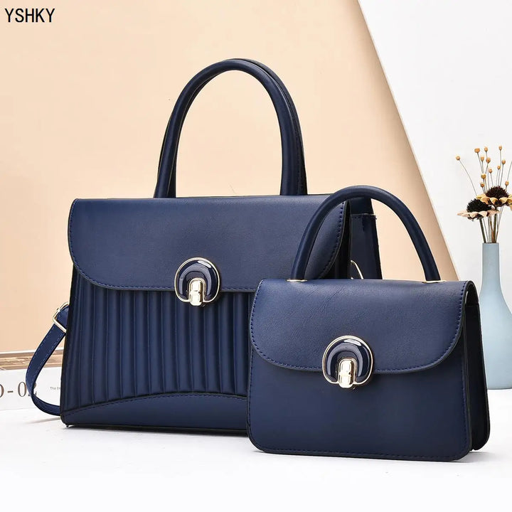 2025 Women's 2-Piece Striped Bag Set