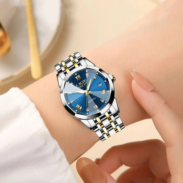 Women's Luxury Waterproof Stainless Steel Watch