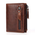 Men's RFID Leather Wallet with Zipper