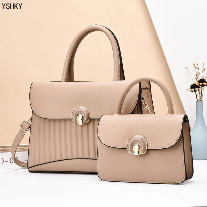 2025 Women's 2-Piece Striped Bag Set