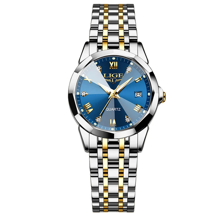 Women's Luxury Waterproof Stainless Steel Watch